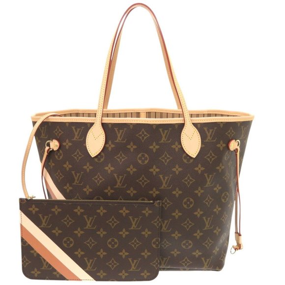 Unused Louis Vuitton Neverfull MM Mon Monogram P01926 Tote Bag in Camel Quart... - Picture 1 of 11
